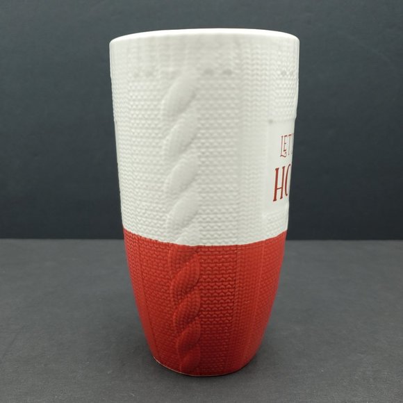 Belle Maison Let's Stay Home Tall Latte Mug Lets Stay Home Sweater Travel Mug - Picture 2 of 7